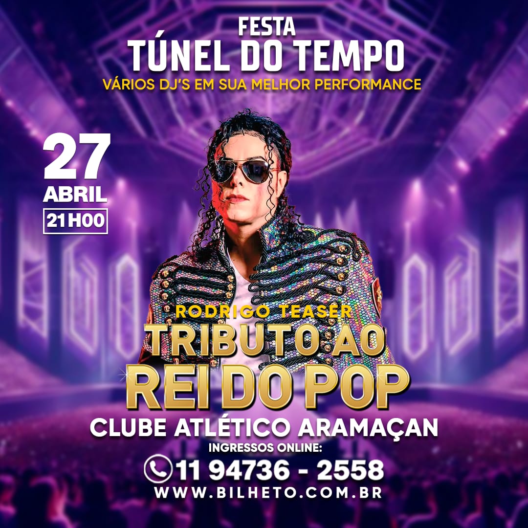 Festa Túnel do Tempo - Rodrigo Teaser em Santo André