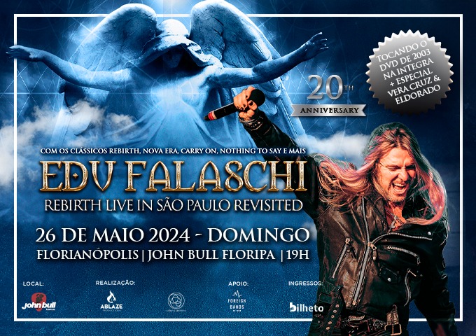 Edu Falaschi - Rebirth Live Revisited em Florianópolis