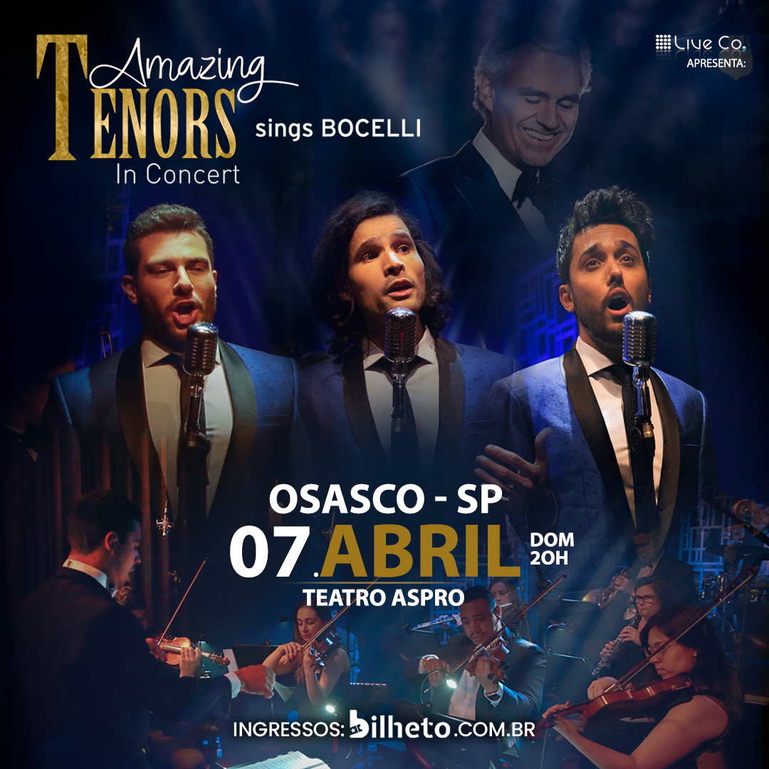 Cancelado - Amazing Tenors - Sings Bocelli